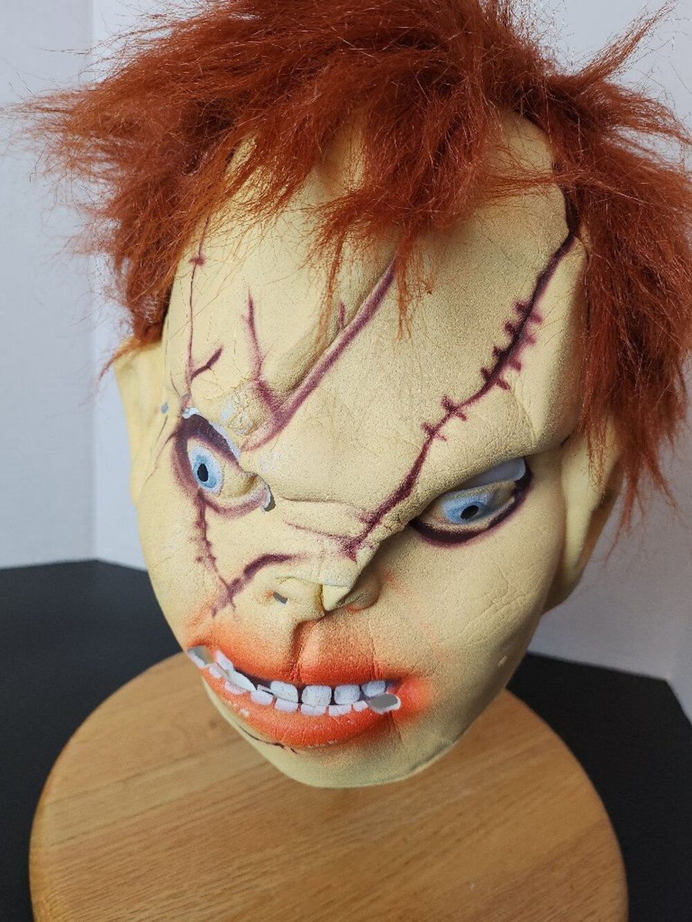 Seed of Chucky 2004 Licensed Halloween Face Mask Auburn Hair Child's Play Horror